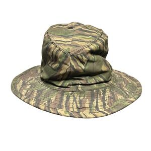 Vintage Realtree Camo Hat Cap Bucket Boonie Size M Thinsulate Made in USA